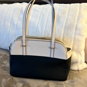Kate Spade Tote- Black and Cream colored